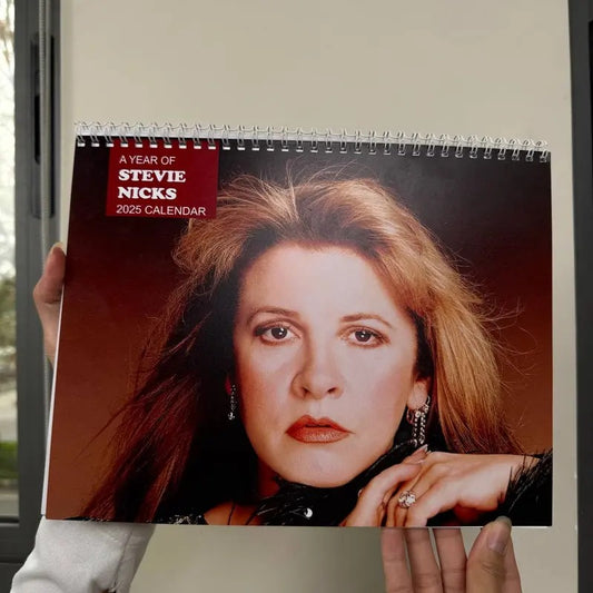 Wall Calendar Stevie Nicks 2025, Stevie Nicks Celebrity Merchandise, Unique Holiday Gift, New Year Gift, Fan Gift