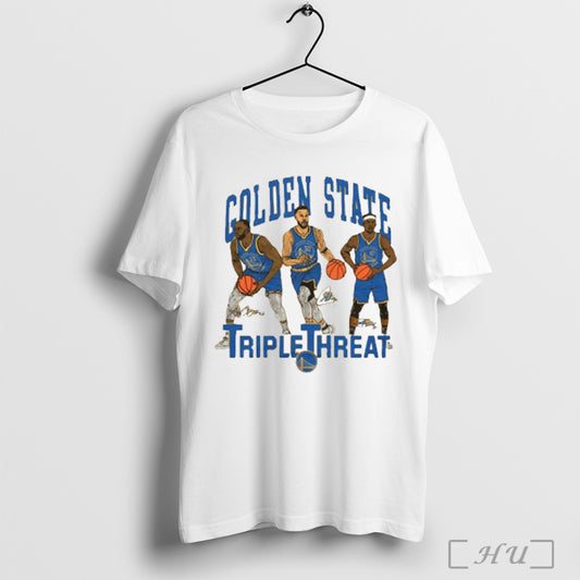 Warriors Triple Threat Green Curry Butler Iii T Shirt