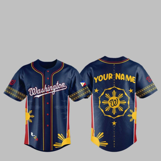 Washington Nationals Filipino Heritage Night 2025 Jersey Combo - Grishko.com