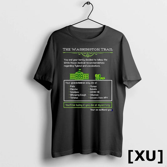 Washington Trail Computer Game Youll Be Lucky If You Die Of Dysentery Tshirts Sweater