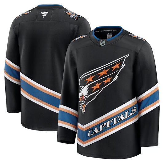 Washington Capitals Fanatics Alternate 50th Anniversary Premium Jersey - Black