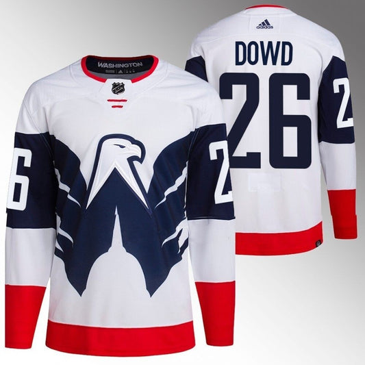 Washington Capitals #26 Nic Dowd 2023 NHL Stadium Series White Jersey