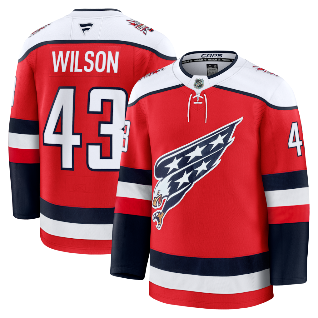 Washington Capitals #43 Tom Wilson Alternate Premium Player Jersey - Red