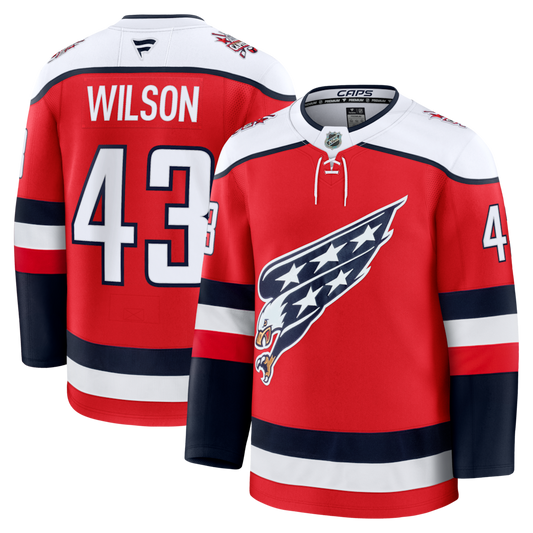 Washington Capitals #43 Tom Wilson Alternate Premium Player Jersey - Red