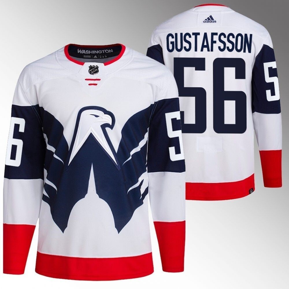 Washington Capitals #56 Erik Gustafsson 2023 NHL Stadium Series White Jersey