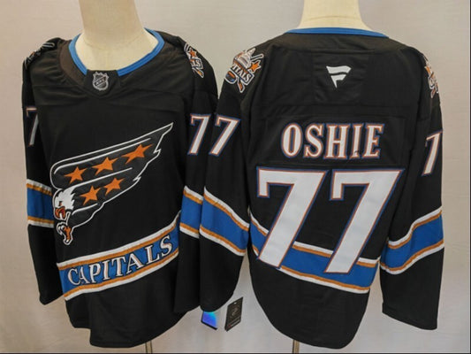 Washington Capitals #77 T.J. Oshie Capitals Black Edition