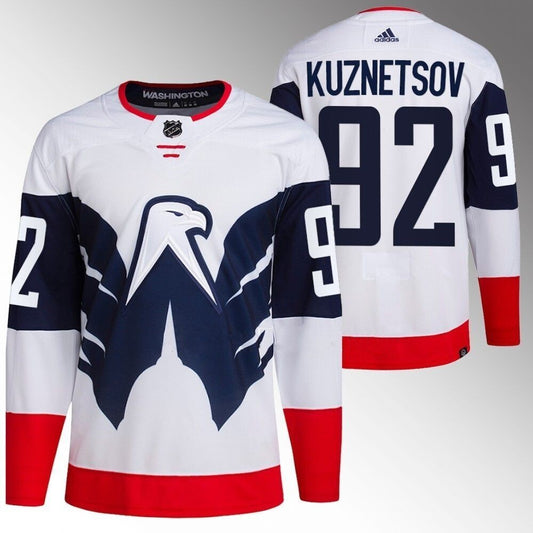 Washington Capitals #92 Evgeny Kuznetsov 2023 NHL Stadium Series White Jersey