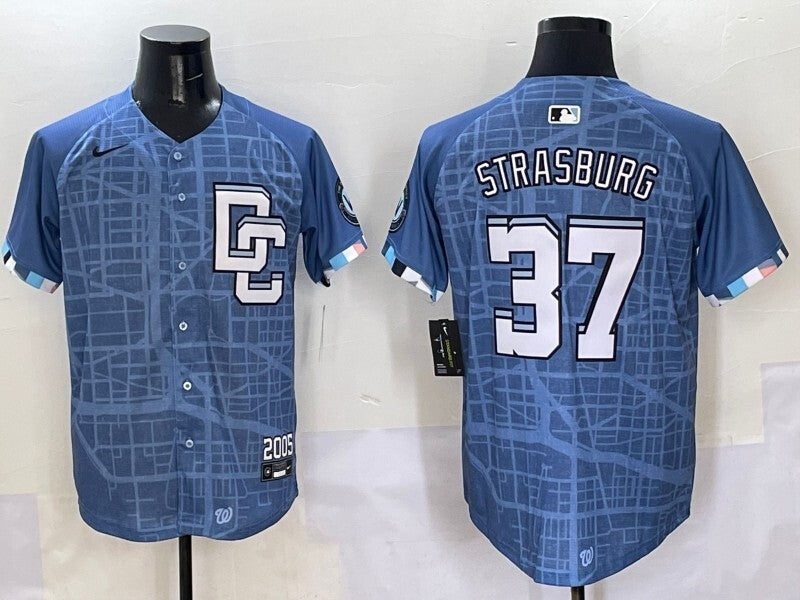 Washington Commanders #37 Stephen Strasburg Nationals Collaboration