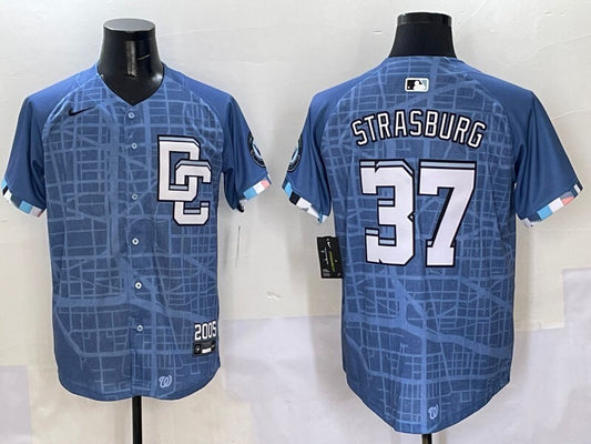 Washington Commanders #37 Stephen Strasburg Nationals Collaboration