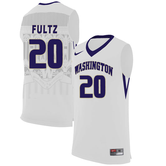 Washington Huskies 20 White