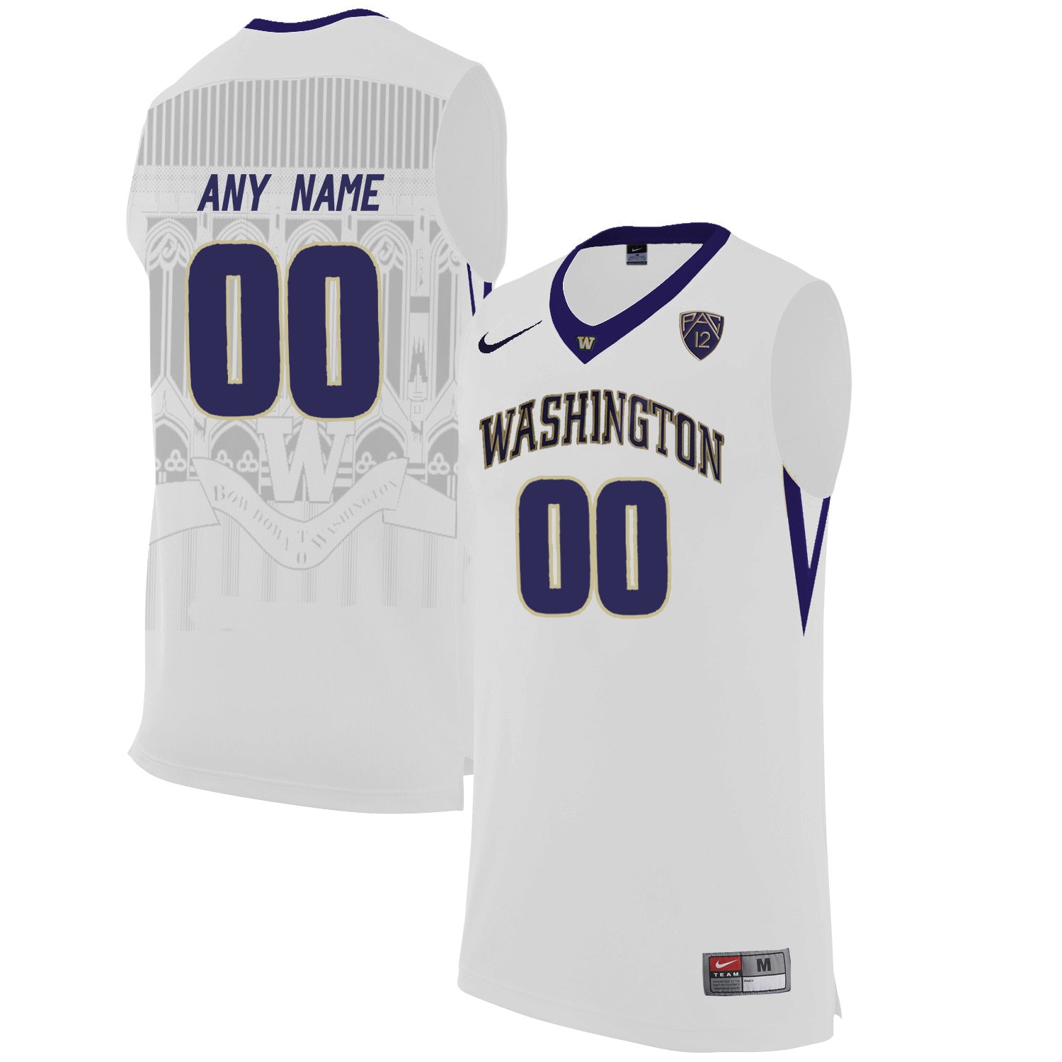 Washington Huskies Any name 00 White