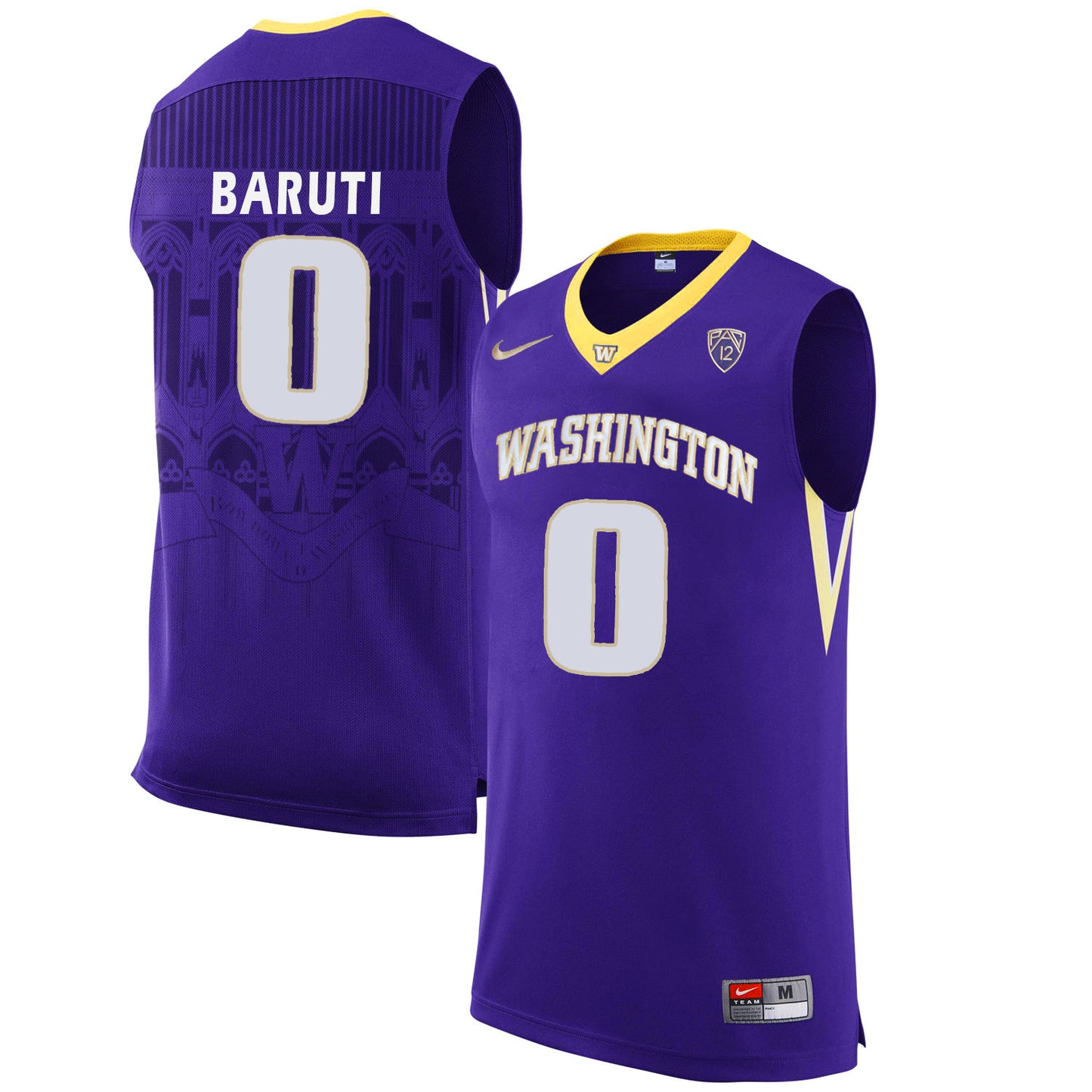 Washington Huskies Bitumba Baruti 0 Purple