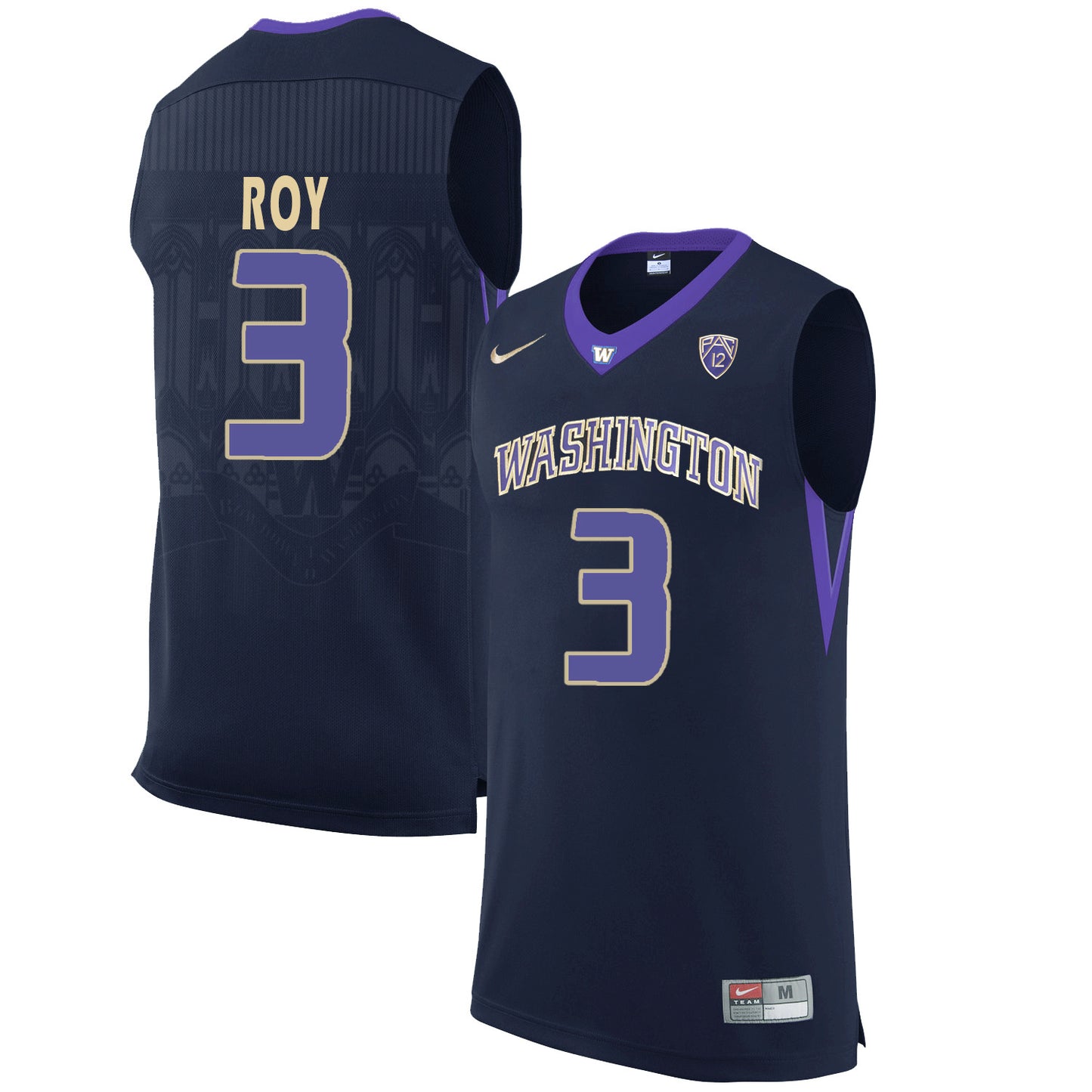 Washington Huskies Brandon Roy 3 Black