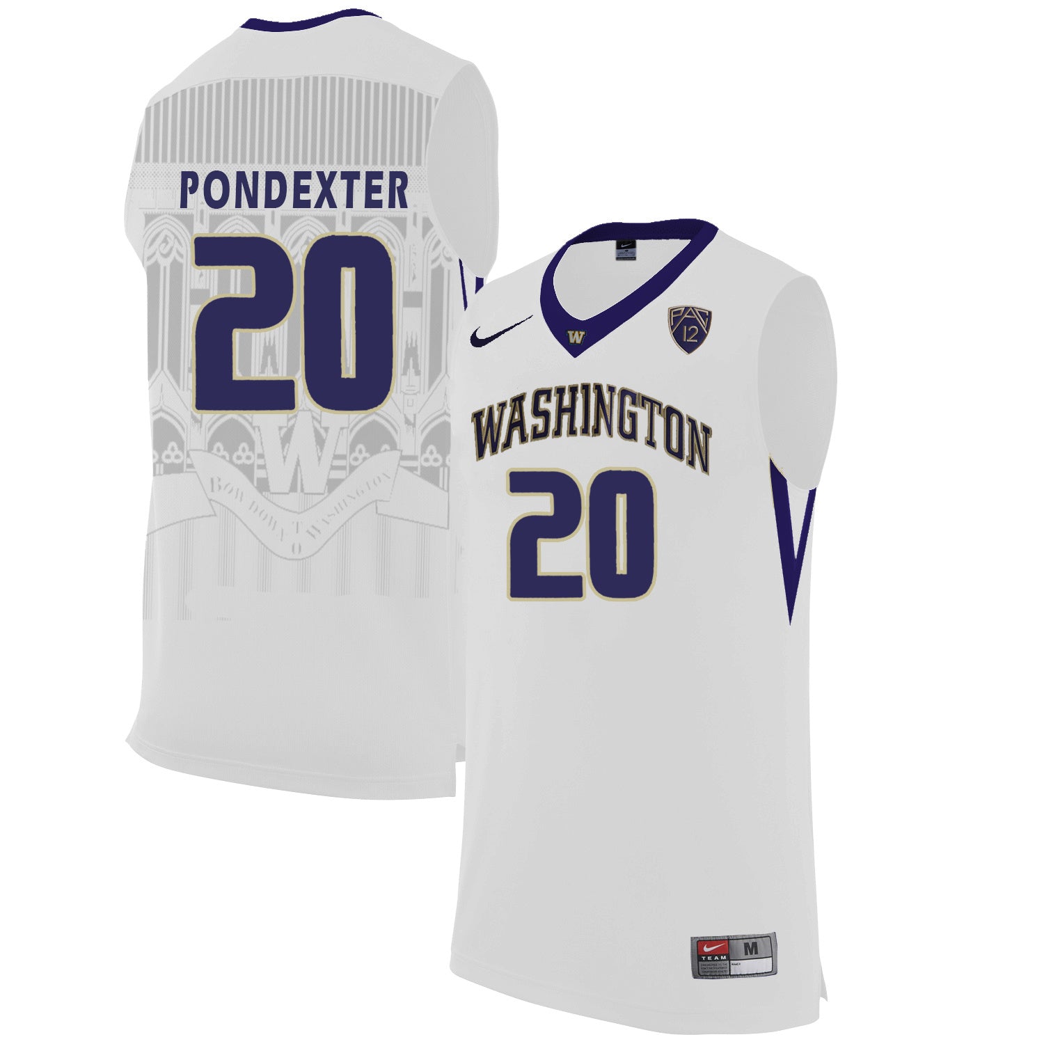 Washington Huskies Quincy Pondexter 20 White