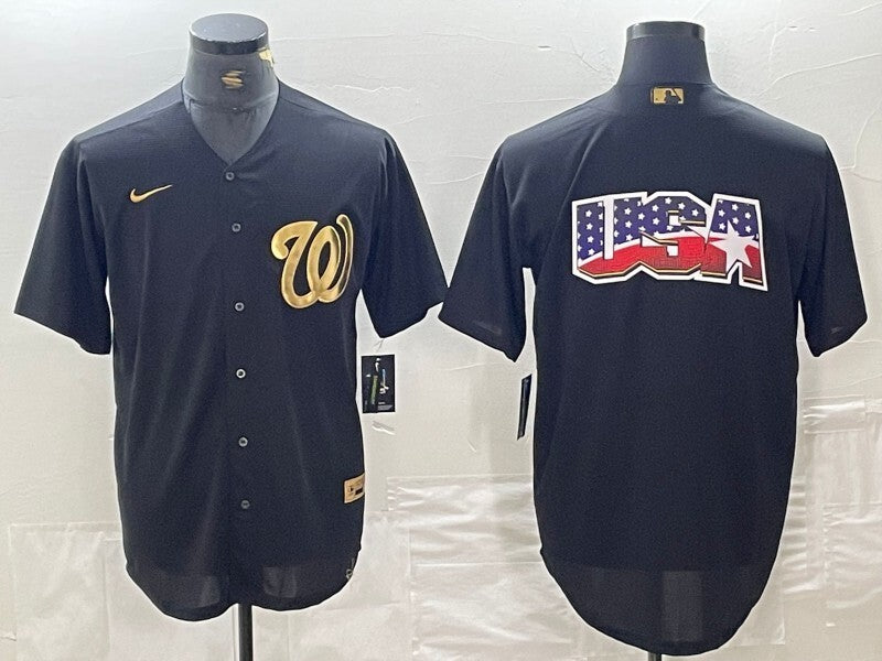 Washington Nationals Black Gold 4 Edition Style 5