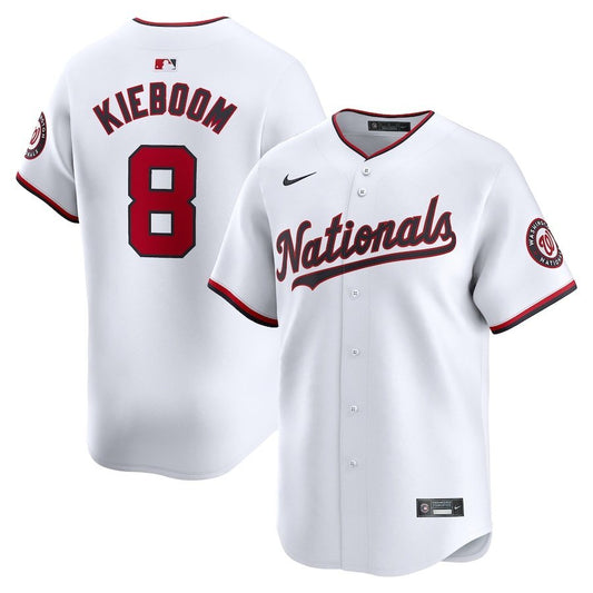 Washington Nationals #8 Carter Kieboom Home Limited Player Jersey - White Style 2