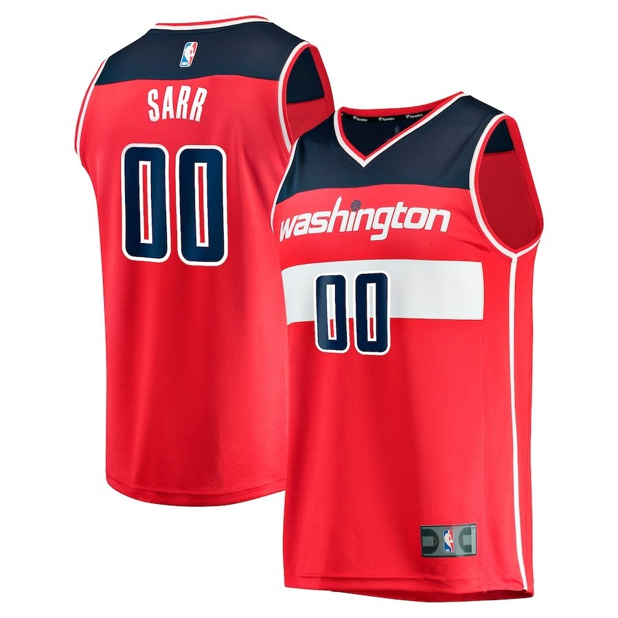 Washington Wizards Alexandre Sarr 2024 NBA Draft Fast Break Player Jersey - Icon Edition - Red