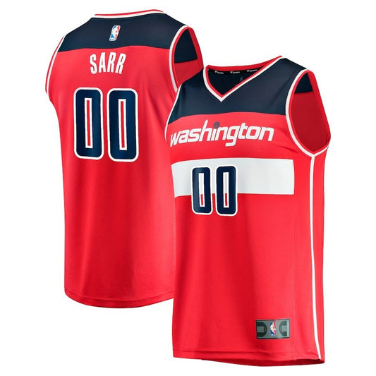 Washington Wizards Alexandre Sarr 2024 NBA Draft Fast Break Player Jersey - Icon Edition - Red