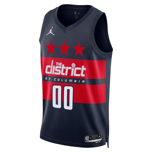 Washington Wizards Brand Unisex 202425 Custom Swingman Jersey - Statement Edition - Navy Style 1