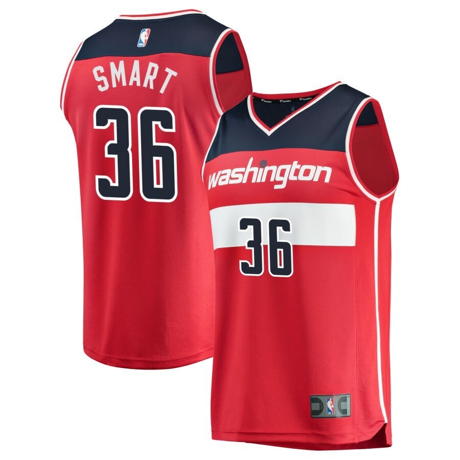 Washington Wizards #36 Marcus Smart Red - Icon Edition
