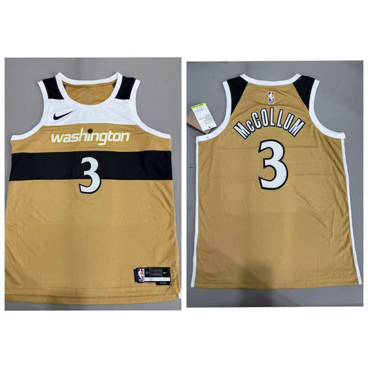 Washington Wizards #3 Bradley Beal 26 Wizards City Yellow