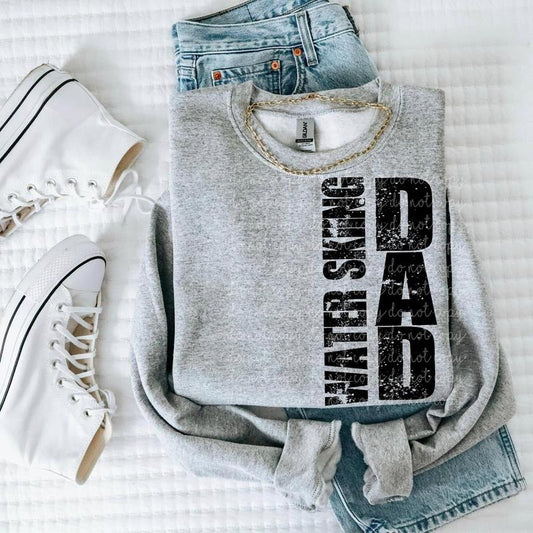 Water Skiing Dad DTF Transfers - THIS IS NOT A SHIRT Hoodie, Sweatshirt | InkThreadWorks.com