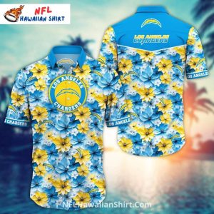 Wave Rider Chargers Orca And Dolphin Hawaiian Shirt
