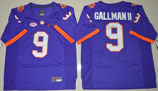 Wayne Gallman II 9 Purple 2016