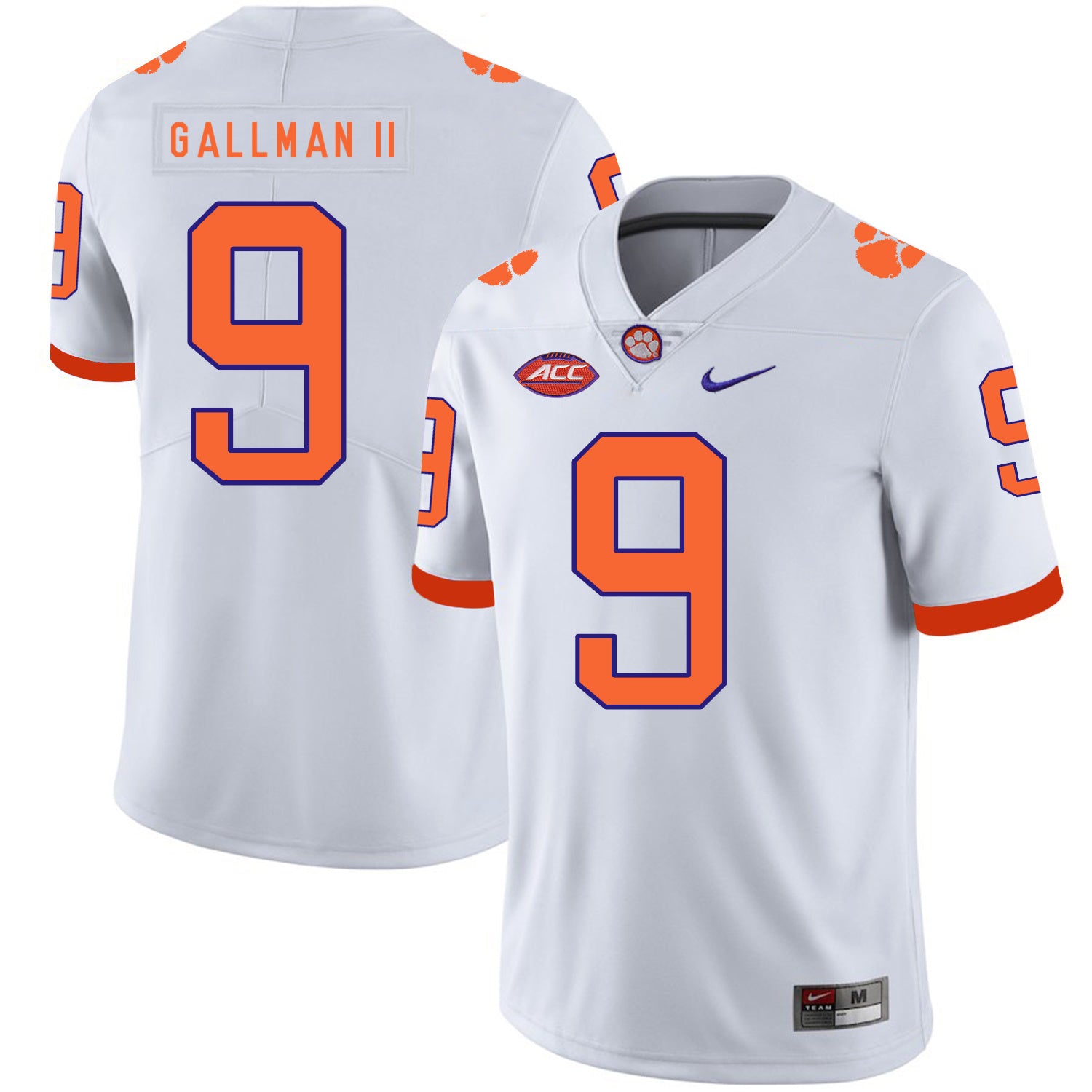 Wayne Gallman II 9 White