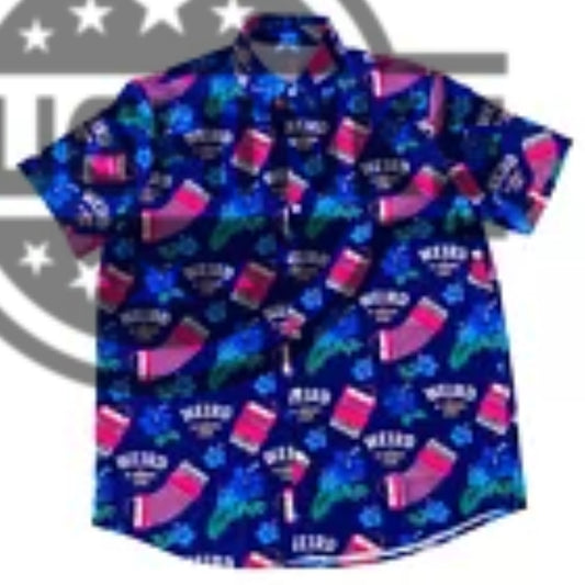 Weird Al Hawaiian Shirt Rare Replica The Al Yankovic Story Roku Tv Promo Button Up Shirt And Shorts