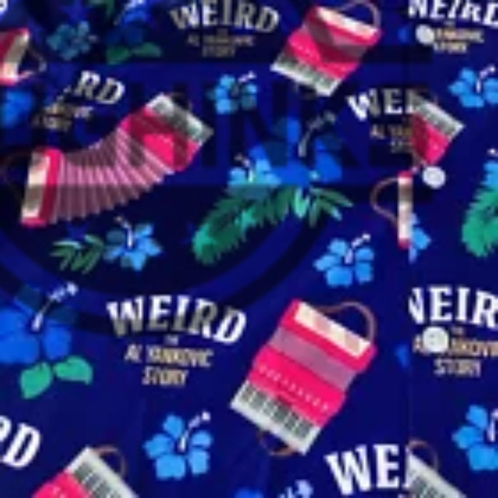 Weird Al Hawaiian Shirt Rare Replica The Al Yankovic Story Roku Tv Promo Button Up Shirt And Shorts