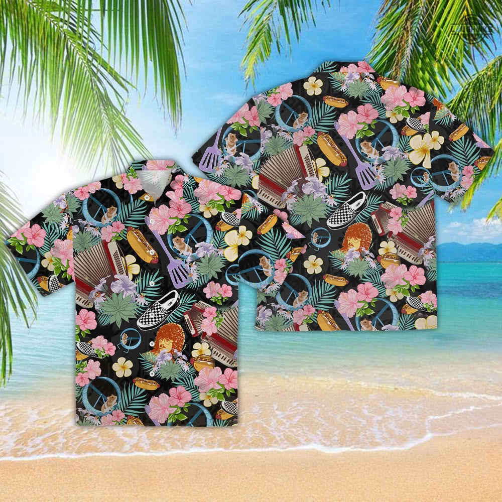 Weird Al Yankovic Hawaiian Shirt And Shorts All Over Printed Weird Al Wears Aloha Shirts Parody King Music Weird Al Story Button Up Shirt Gift For Fans
