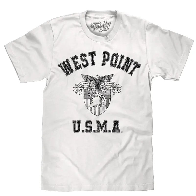 West Point U.S.M.A T-Shirt - White Hoodie, Sweatshirt | InkThreadWorks.com