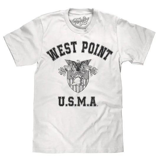 West Point U.S.M.A T-Shirt - White Hoodie, Sweatshirt | InkThreadWorks.com