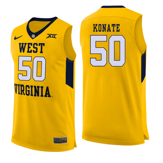 West Virginia Konate 50 Yellow