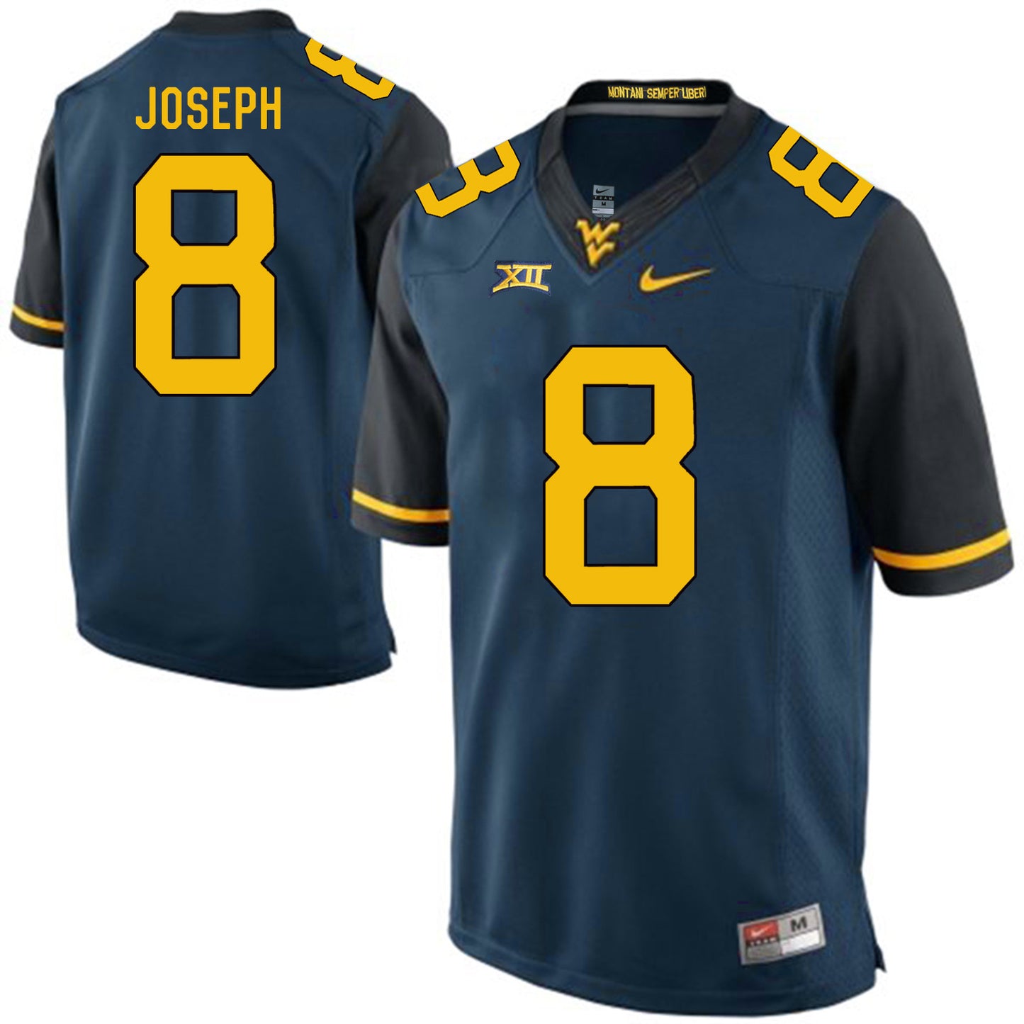 West Virginia Mountaineers Karl Joseph 8 Blue