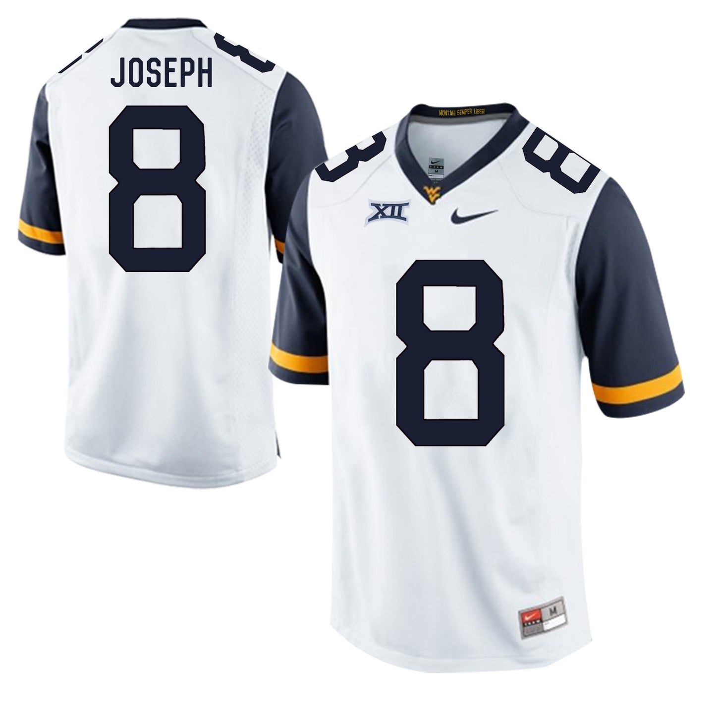 West Virginia Mountaineers Karl Joseph 8 White