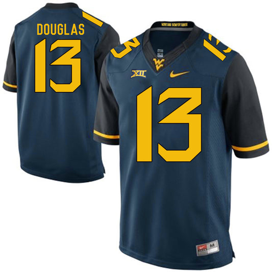 West Virginia Mountaineers Rasul Douglas 13 Blue