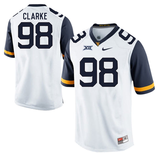 West Virginia Mountaineers Will Clarke 98 White