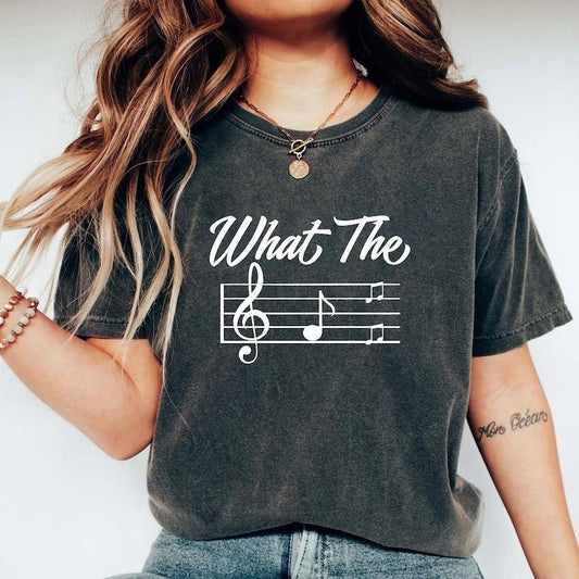 What The F Musical Note Shirt, Musician Shirt, Pianist, Music Lover T-shirt, Piano, Funny, Sarcastic, Novelty, Music...