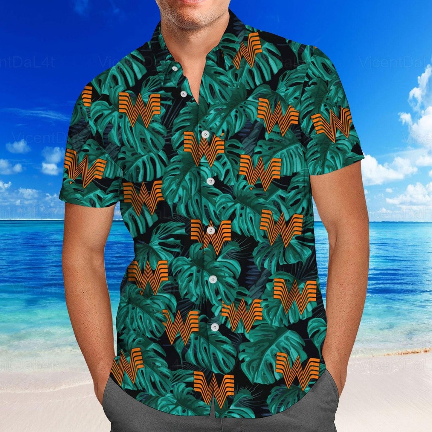 Whataburger hawaiian shirt gift for family and friend 2708338