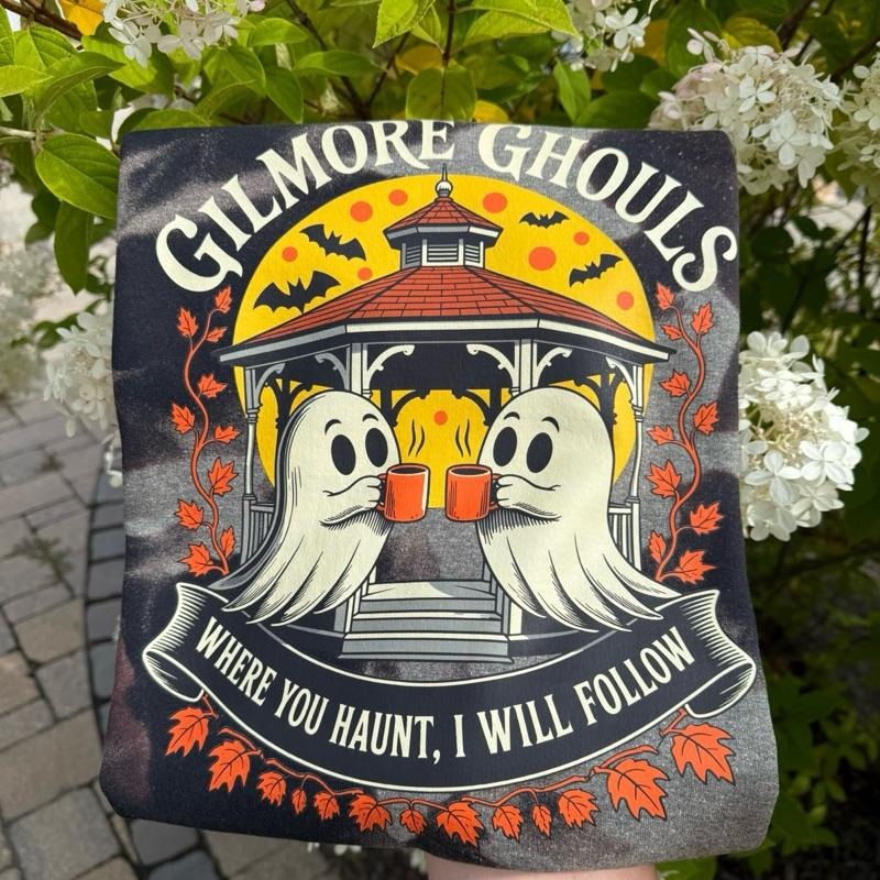 Where you Haunt I will Follow- Crewneck Sweatshirt unisex Womenswear Pullover T-Shirts, Hoodie | InkThreadWorks.com