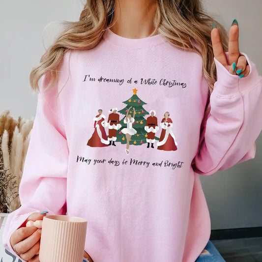 White Christmas Movie 1954 Sweathirt, Haynes Sisters Sweatshirt, Christmas White Movie Shirt