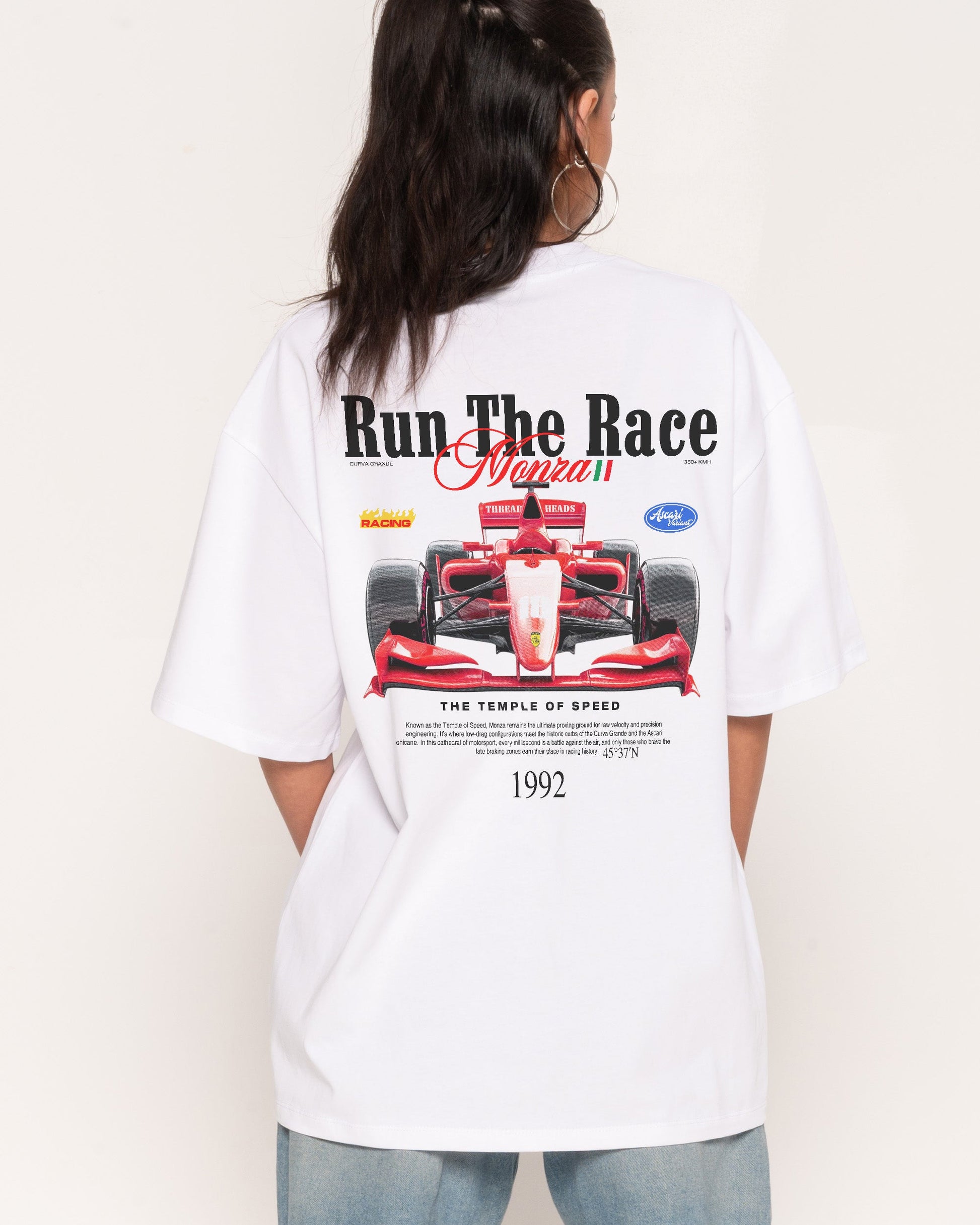 Run the Race Oversized Tee