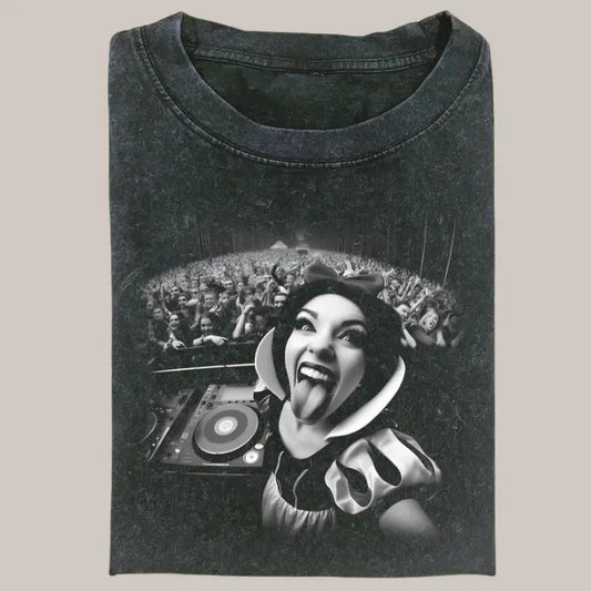 White Princess Festival T-Shirt, Princess Graphic Tees, Meme Cringe Funny Dumb Shirts, Unisex Movie Shirt Menswear Womenswear Streetwear