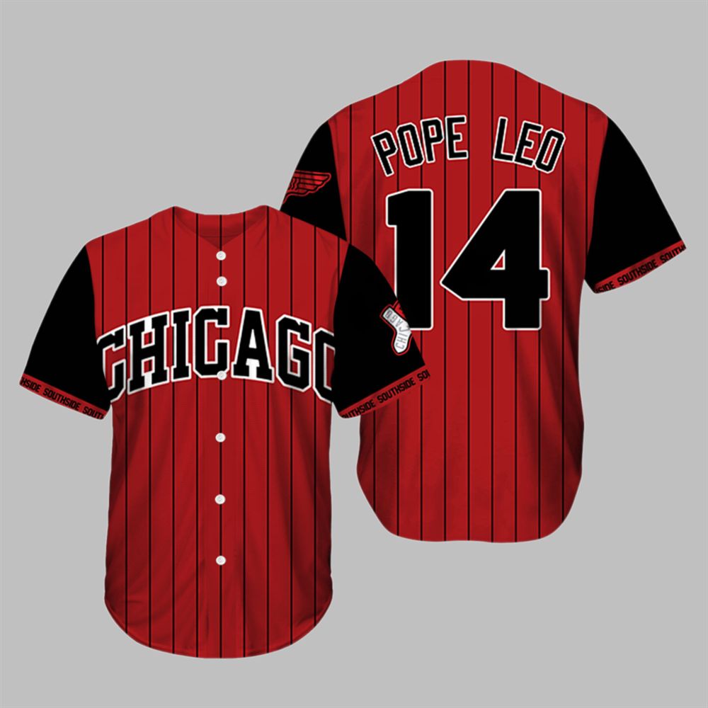 White Sox Pope Leo XIV City Connect 2025 Baseball Jersey - Grishko.com