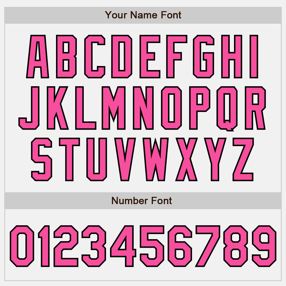 Custom White Pink-Black Authentic Baseball Jersey