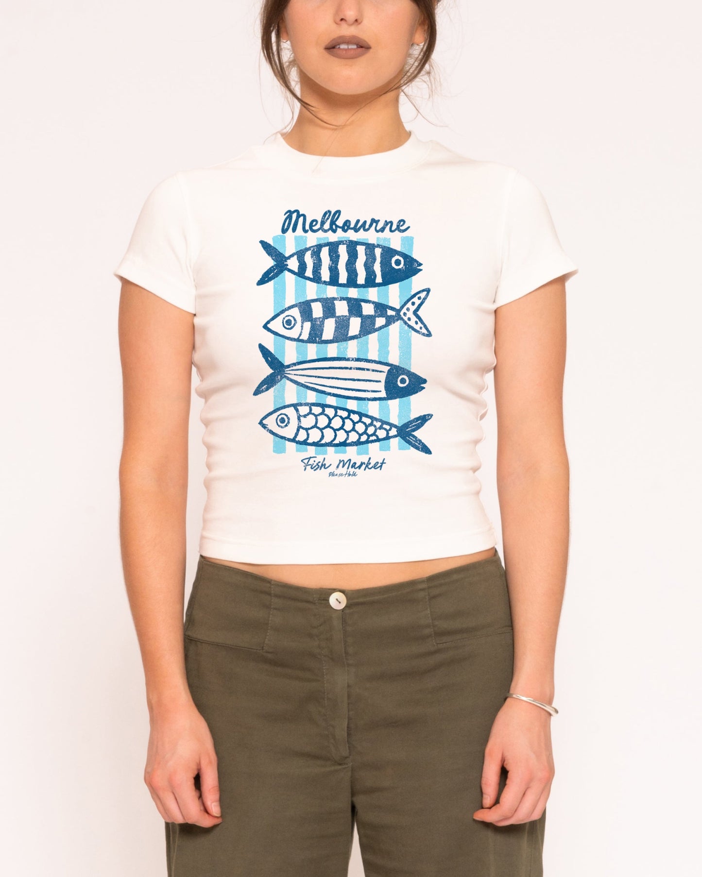 Melbourne Fish Market Longline Baby Tee