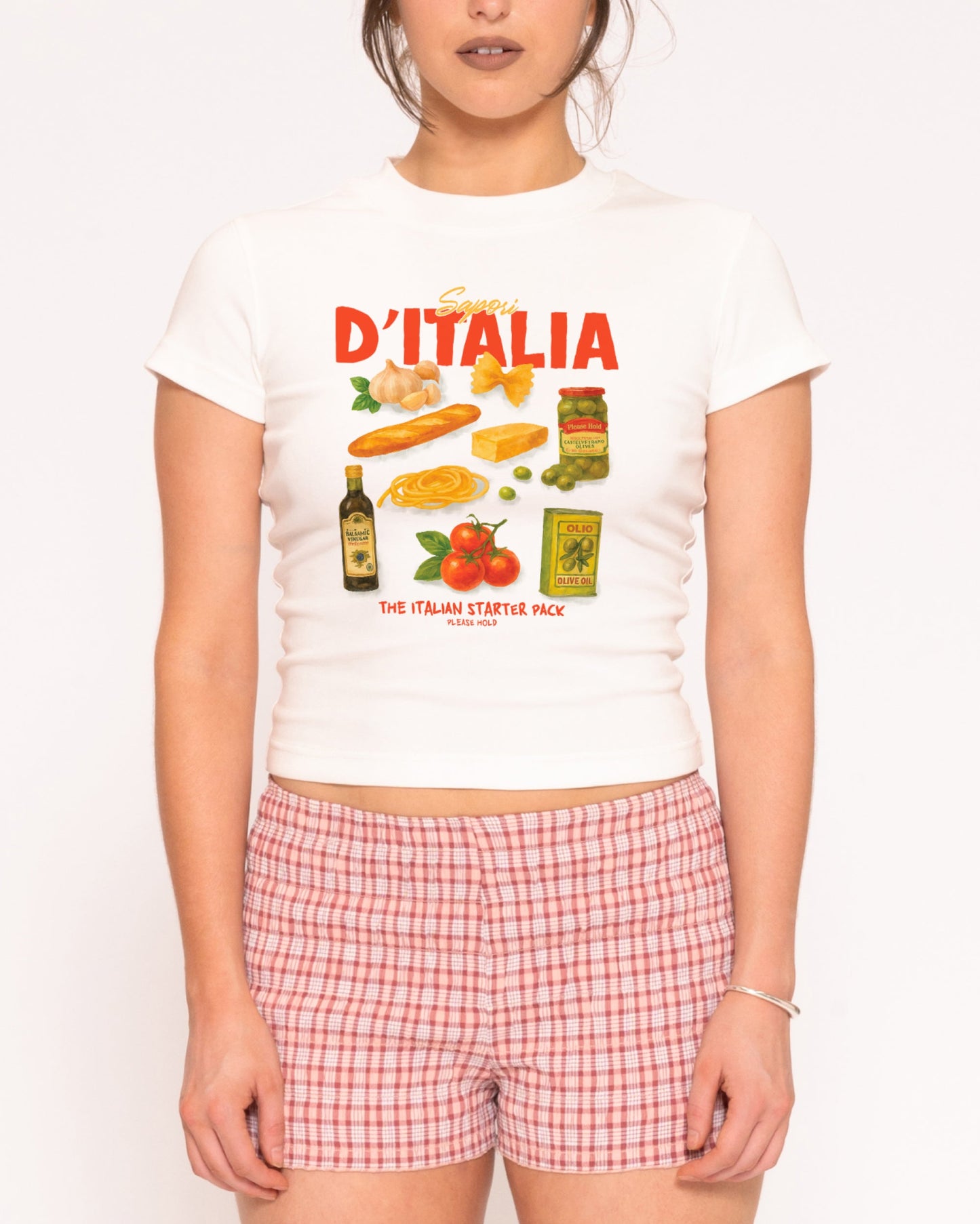 Italian Starter Pack Longline Baby Tee
