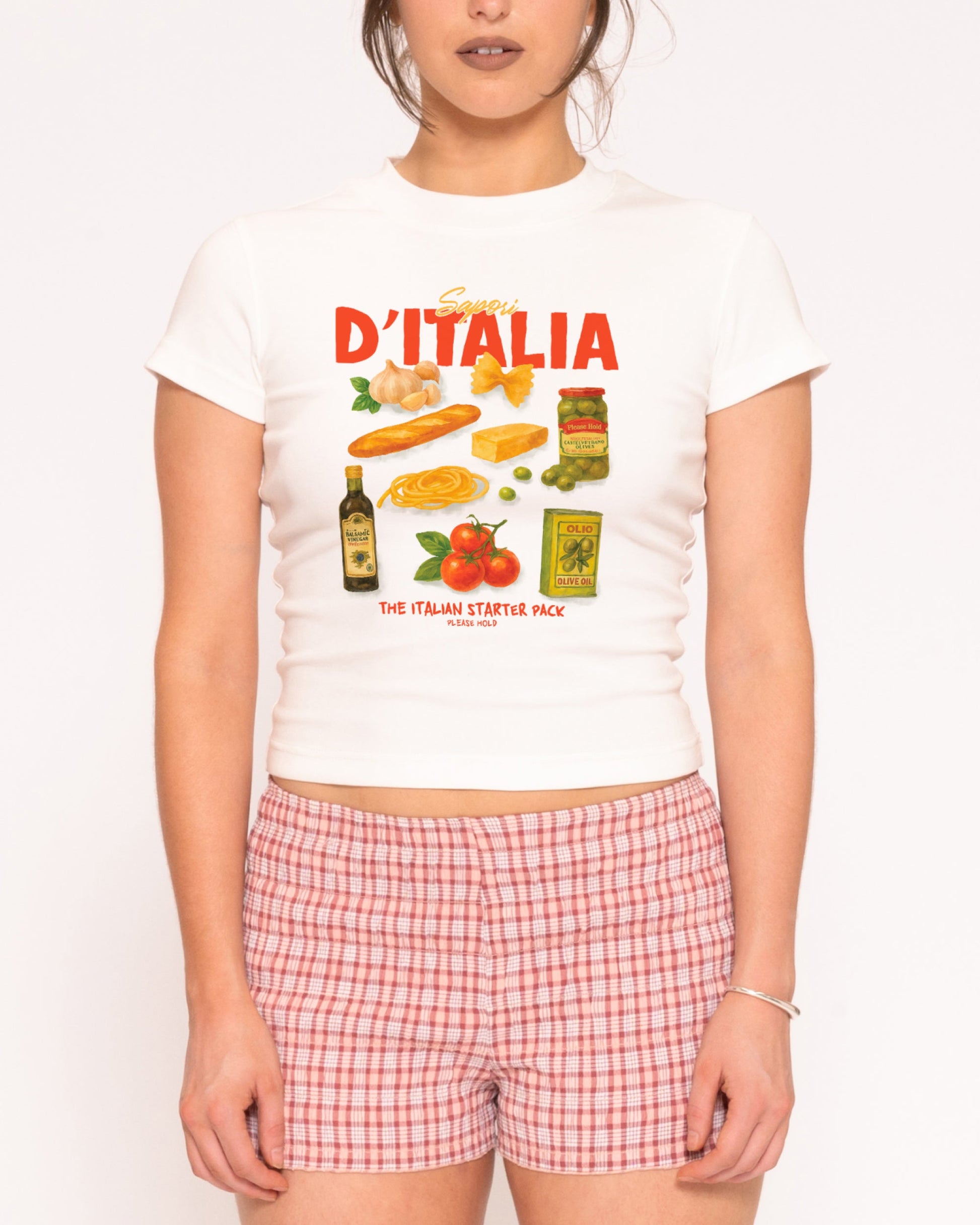 Italian Starter Pack Longline Baby Tee